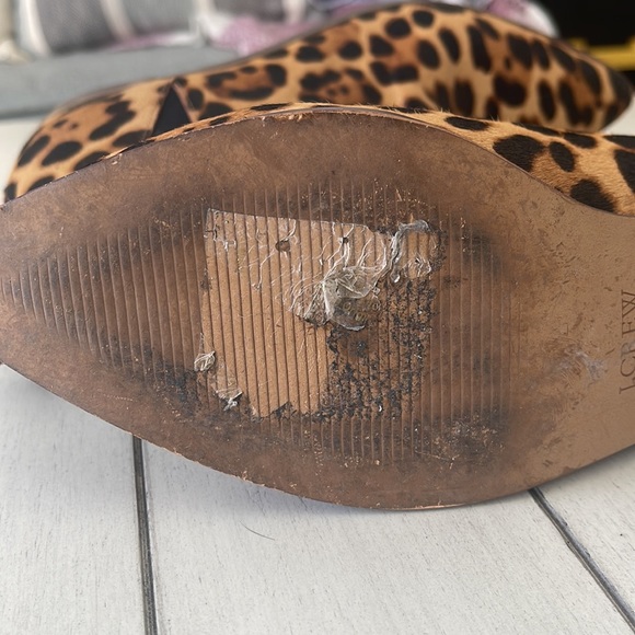 J.CREW 8 Fallon Calf Hair Bootie boot side pan em detail - Picture 4 of 7